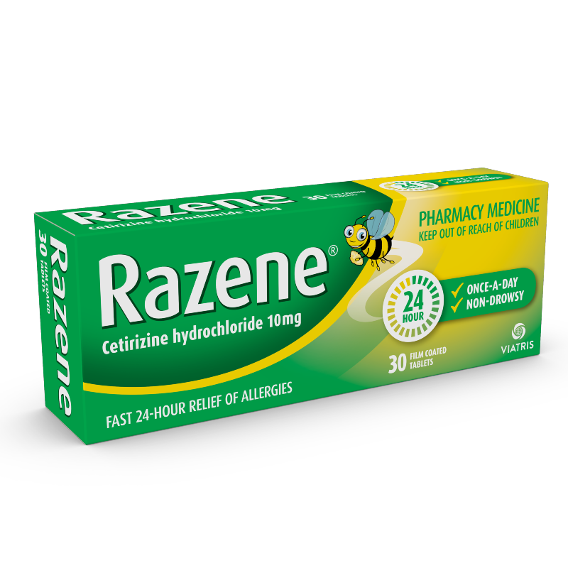 Razene Hayfever Tablets 10 mg 30 Tablets