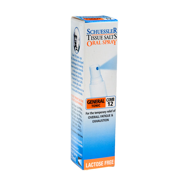 Dr Schuessler Comb 12 Tissue Salt Spray 30ml