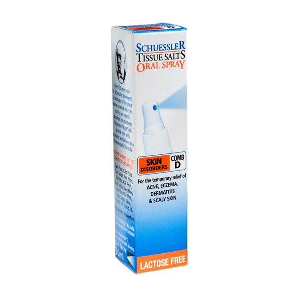 Dr Schuessler Combination Skin Disorders Tissue Salt Spray 30ml