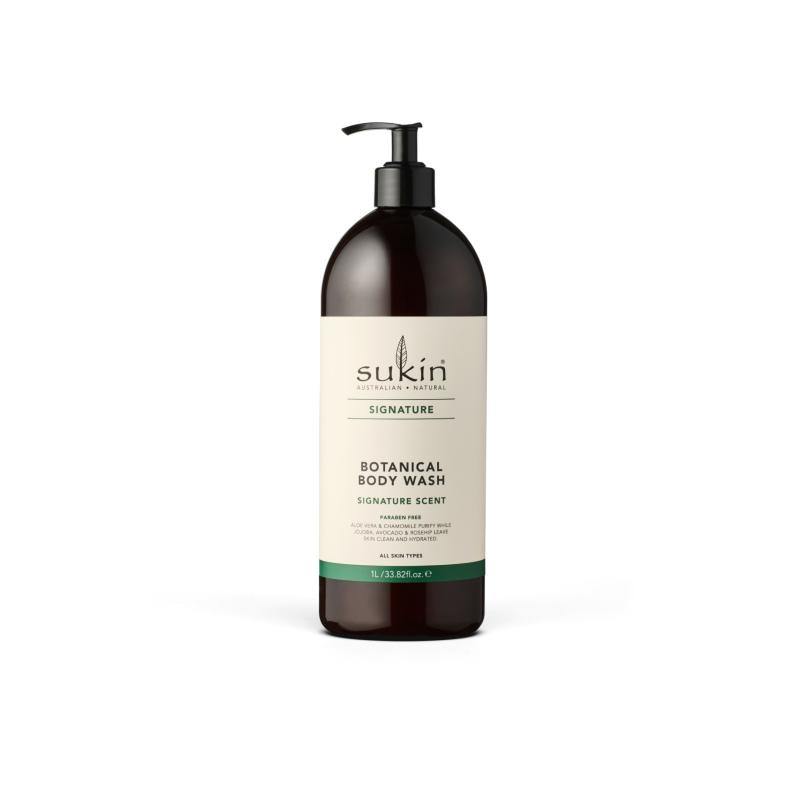 Sukin Botanical Body Wash Pump 1 Litre NZ - Bargain Chemist