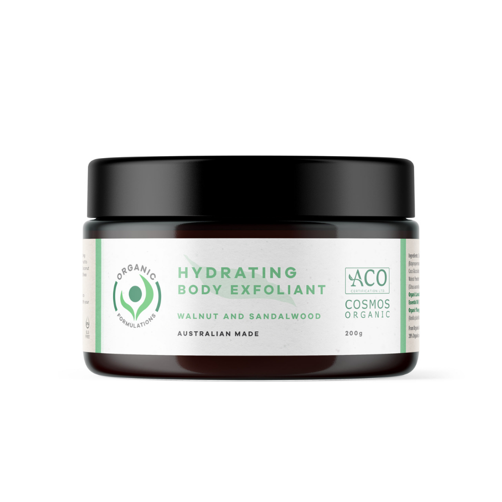 ORGANIC Formulations Hydrating Body Exfoliating Wash and Scrub 200g