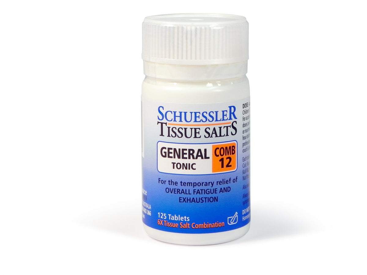 Dr Schuessler Combination 12 6X Tissue Salt 125s