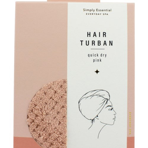 Simply Essential 21-1301P ED Spa Turban Pink