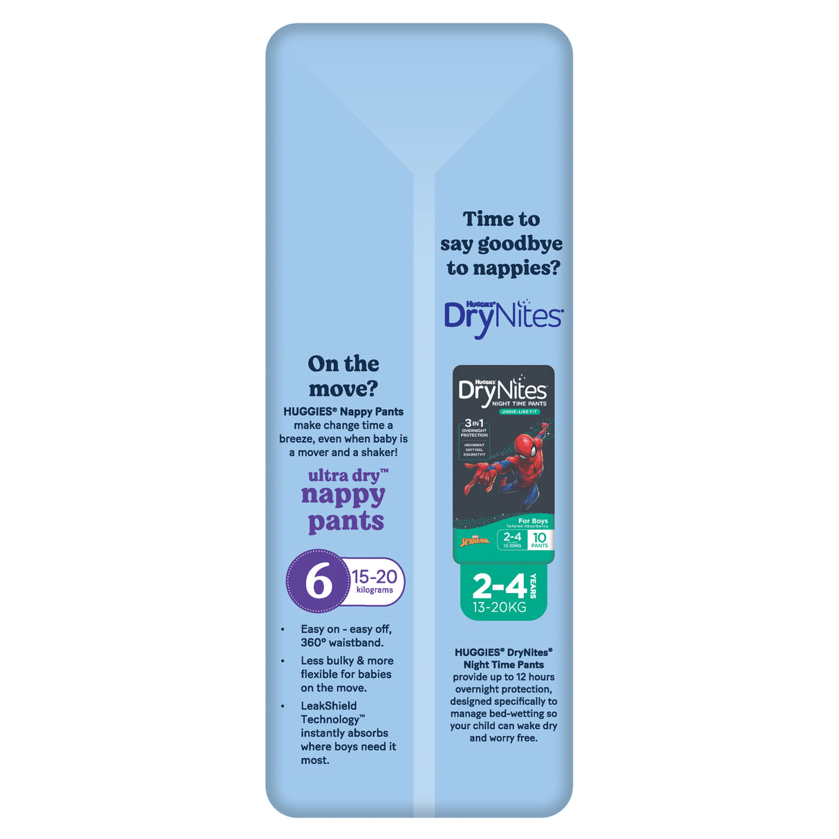 Huggies Ultra Dry Nappies Boys Size 6 (16kg+) 30 Pack