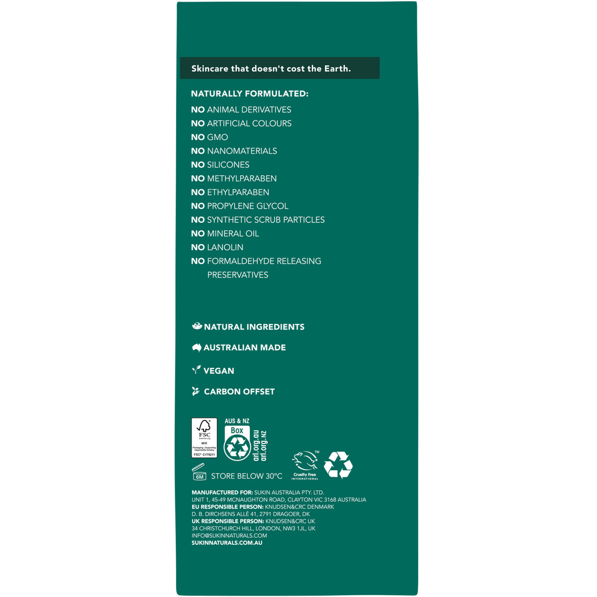 SUKIN SUPERGREENS RECOVERY SERUM 30ML