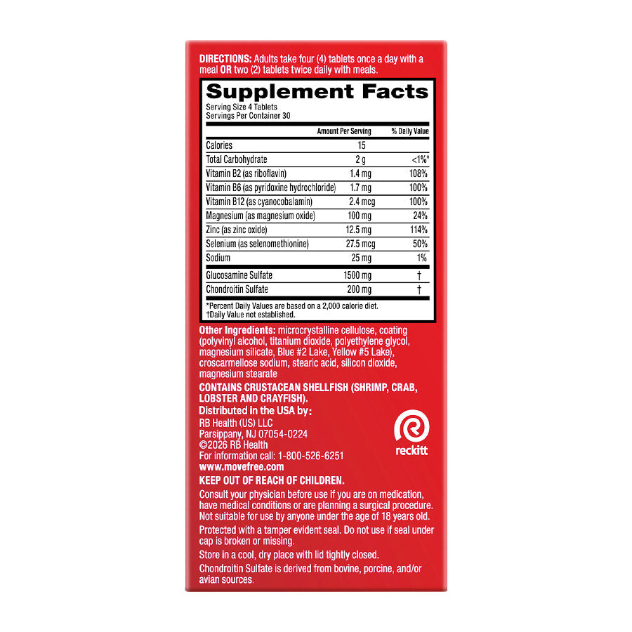 Move Free Advanced MEN GC+ Nutrient Blend 12/120ct