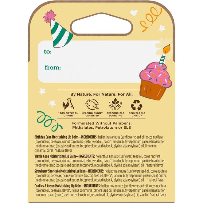 Burt's Bees Party Pack - 4 Pack