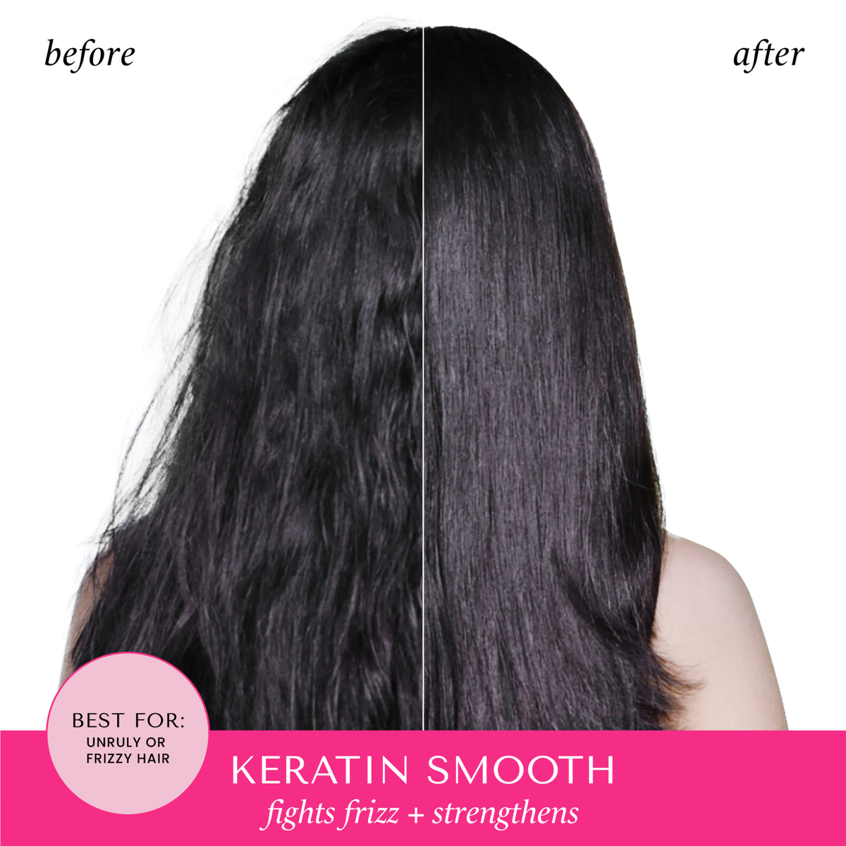 Hask Keratin Protein Smoothing Shampoo 355ml