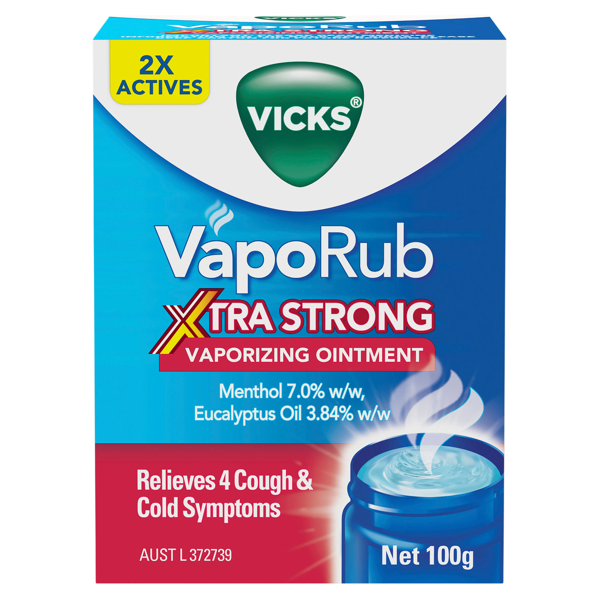 VICKS Xtra Strong Vaporub 100g