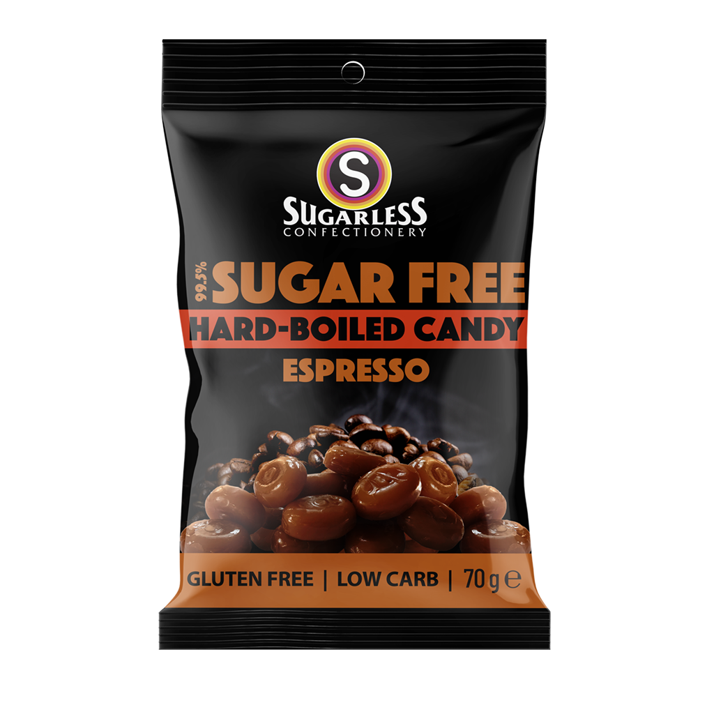 Sugarless Confectionery Aura Espresso 70g