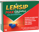 Lemsip Max  Cold & Flu 16 Capsules