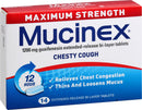 MUCINEX Chesty Cough Medicine Maximum Strength 1200mg 14s