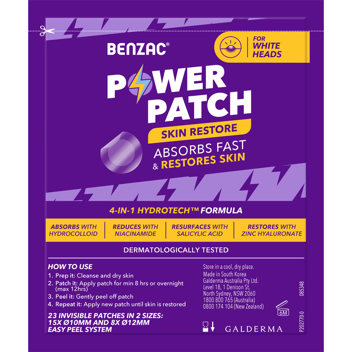 BENZAC Power Patch Skin Restore 23pk