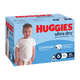 Huggies Ultra Dry Nappies Boys Size 6 (16+kg) 60 Pack