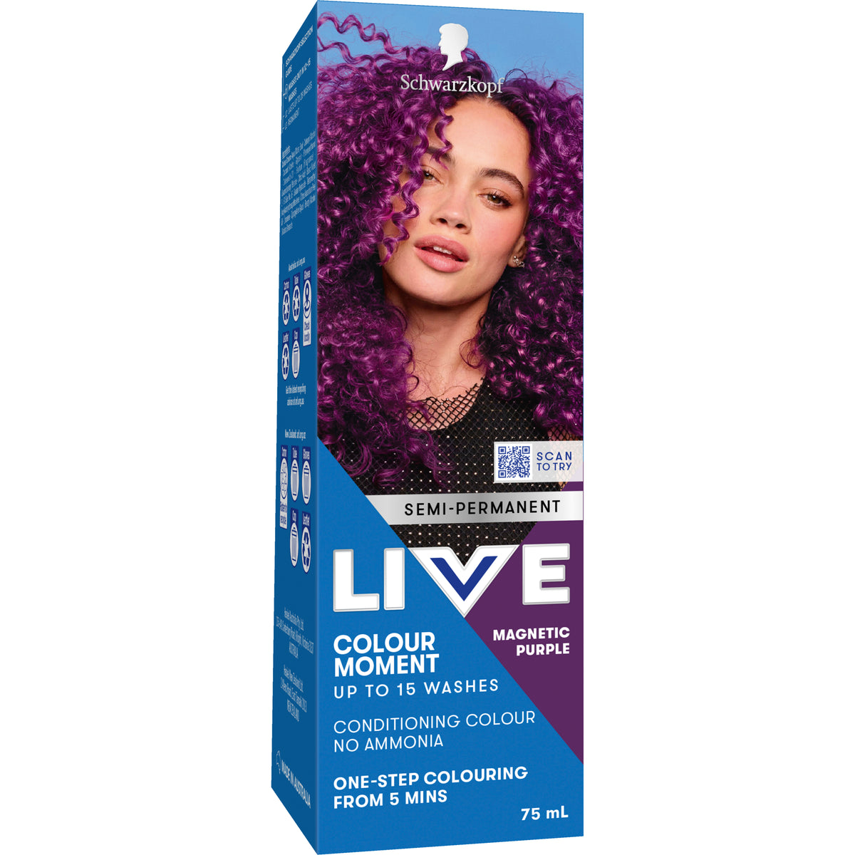 LIVE Colour U/B Mag Purple 75ml