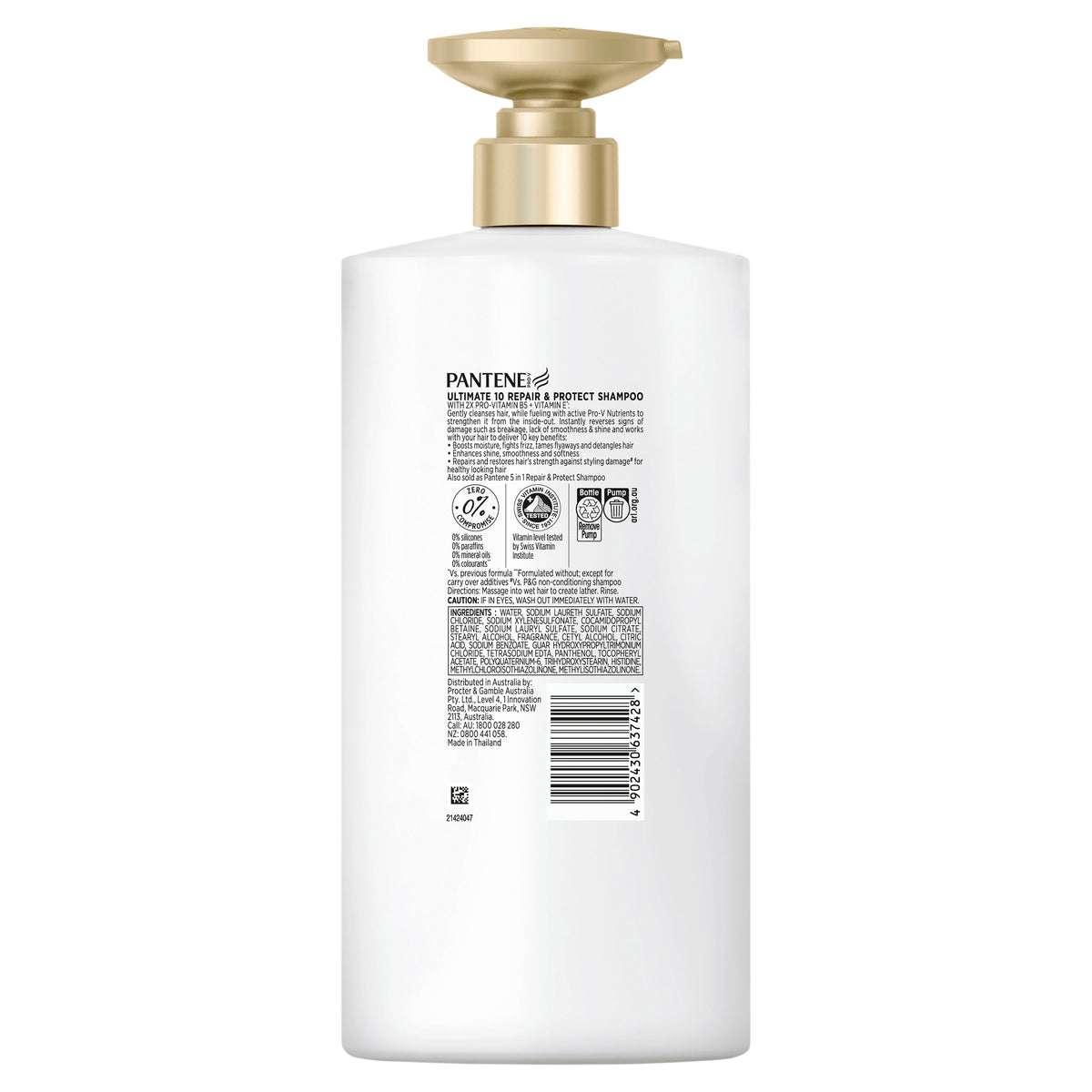 PANTENE Ultimate 10 Shampoo 900ml