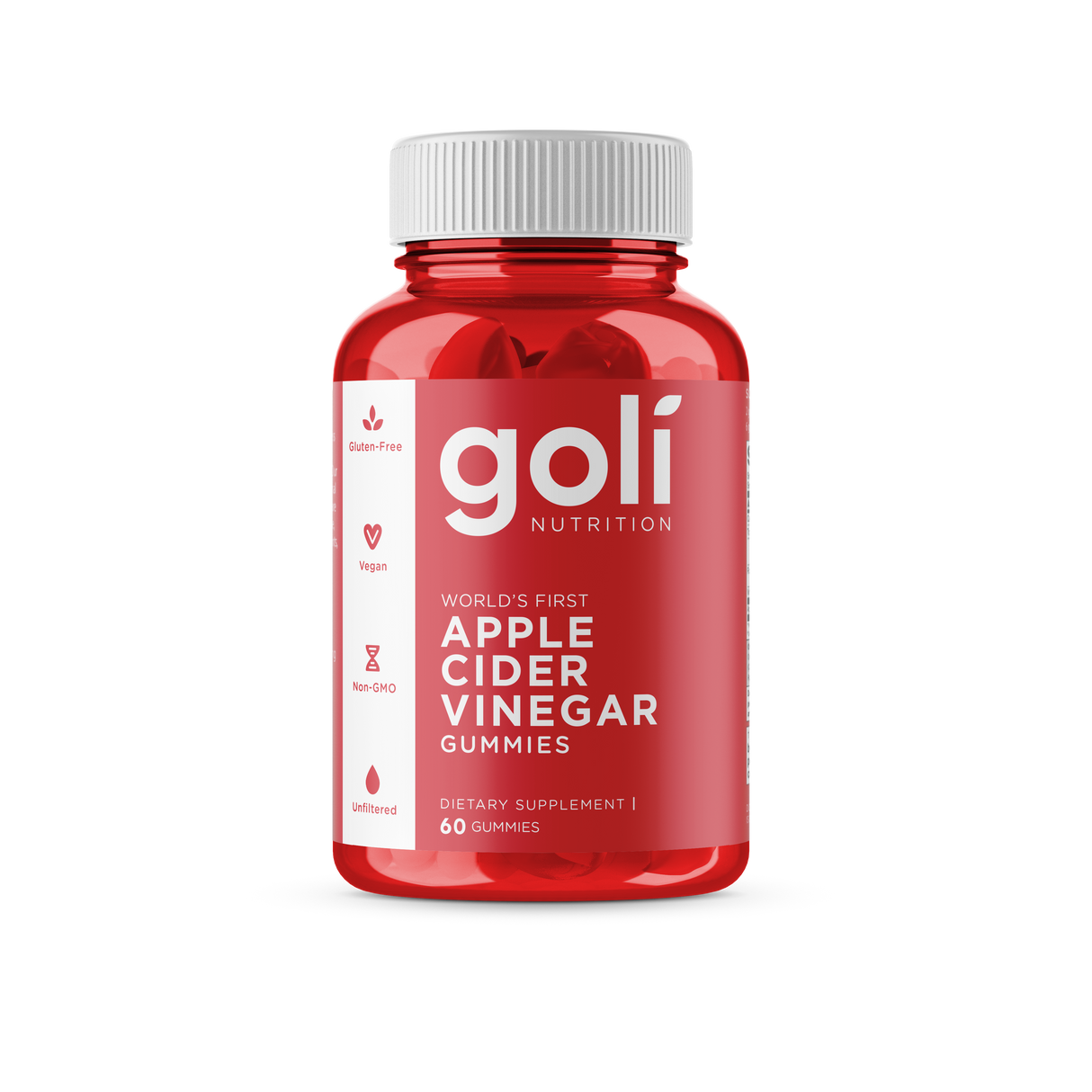 Goli Nutrition Apple Cider Vinegar Gummies 60pc