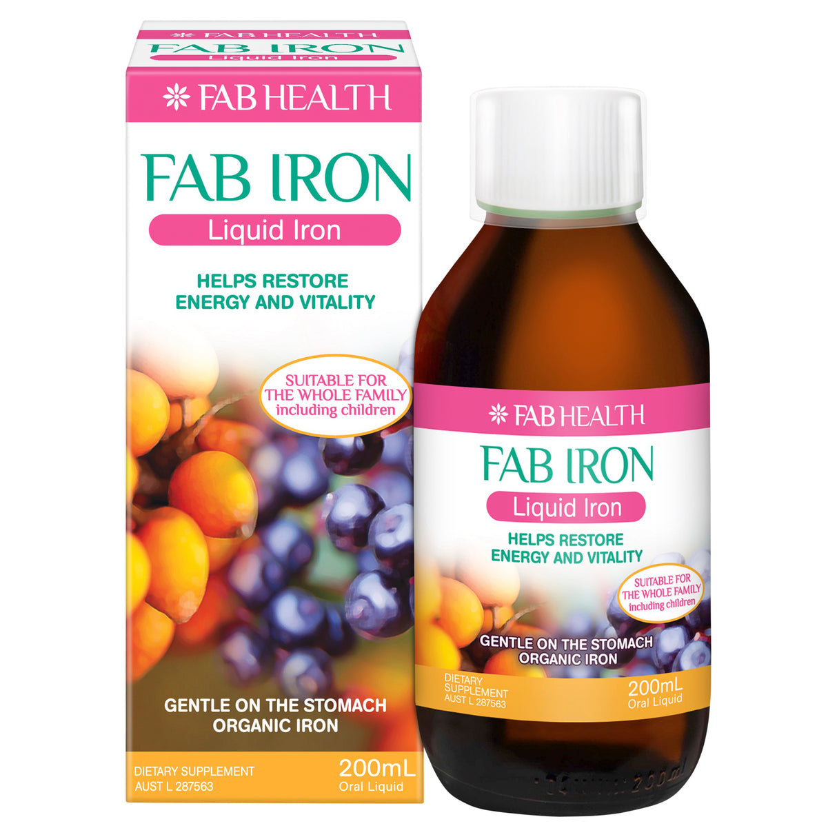 Fab Iron Liquid 200ml