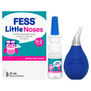 FESS Little Noses Saline Nasal Spray + Aspirator 15mL