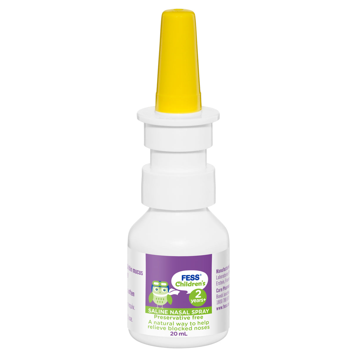 FESS Children's Nasal Saline Spray 2 Years+ 20mL