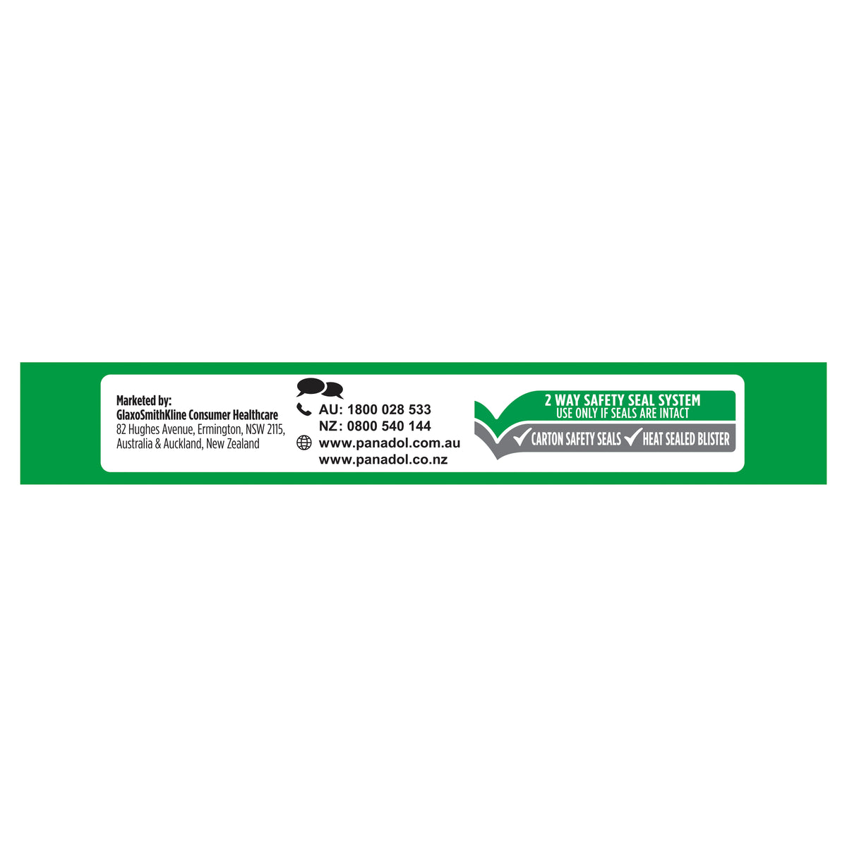 Panadol with Optizorb for Pain Relief, Paracetamol - 500mg 20 Caplets