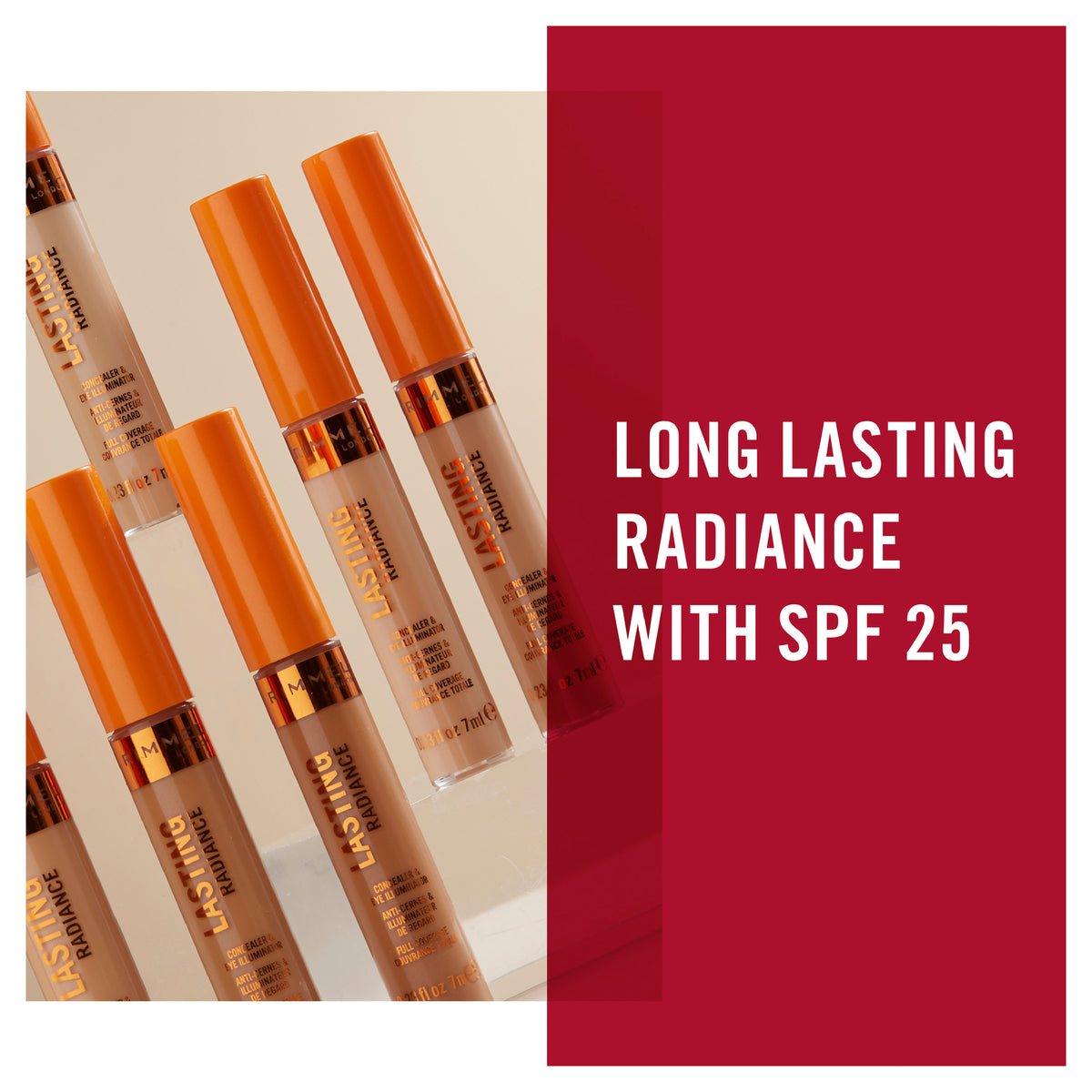 Rimmel London Lasting Radiance Concealer, #040 Soft Beige 7mL