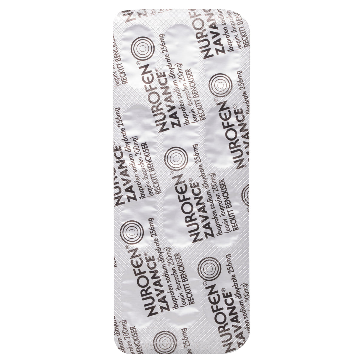 Nurofen Zavance Fast Pain Relief Caplets 256mg Ibuprofen 12 pack