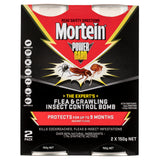 Mortein PowerGard Flea & Crawling Insect Control Bomb 2x150g