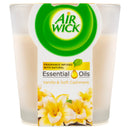 AIRWICK Essential Oil Candle Vanilla 105g