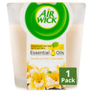 AIRWICK Essential Oil Candle Vanilla 105g