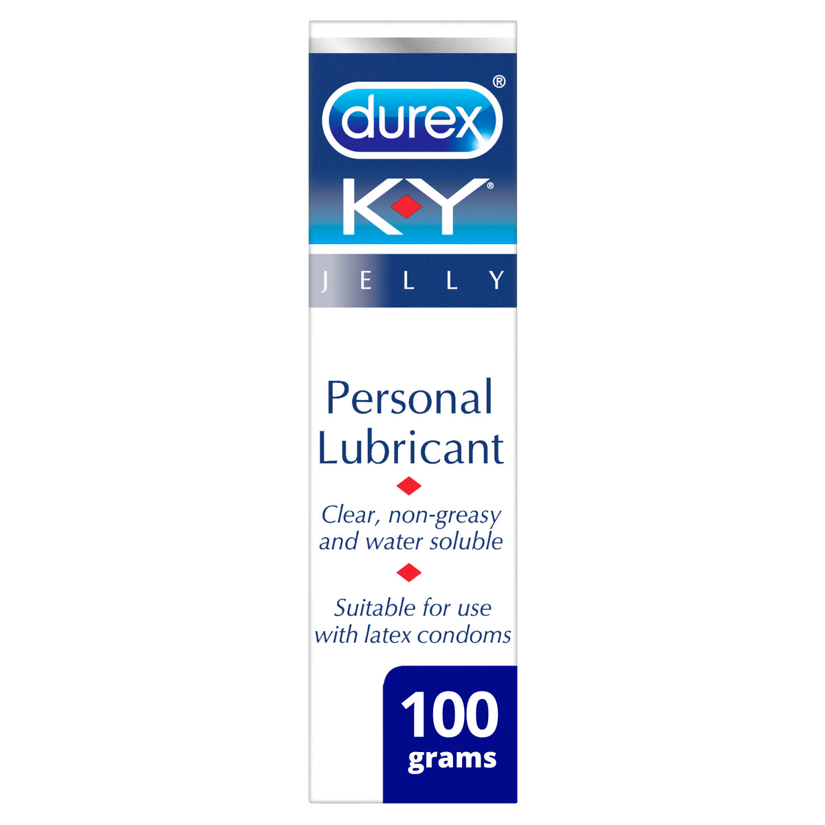 Durex K-Y Jelly Personal Lubricant Gel, Pack of 100g Durex K-Y Jelly Personal Lubricant Gel, Pack of 100g