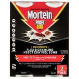 Mortein PowerGard Flea & Crawling Insect Control Bomb 2x150g