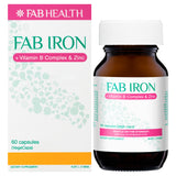 Fab Iron + Vit. B Complex & Zinc 60s