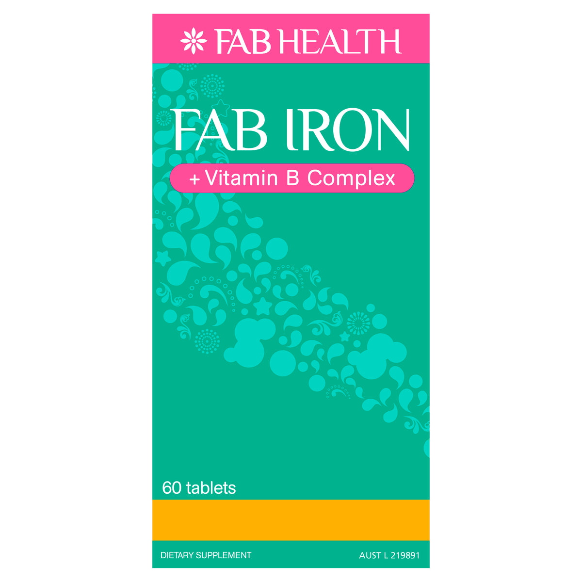 Fab Iron + Vitamin B Complex 60s