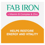 Fab Iron + Vit. B Complex & Zinc 60s