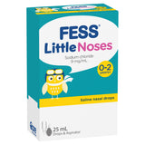 FESS Little Noses Saline Nasal Drops + Aspirator 25mL