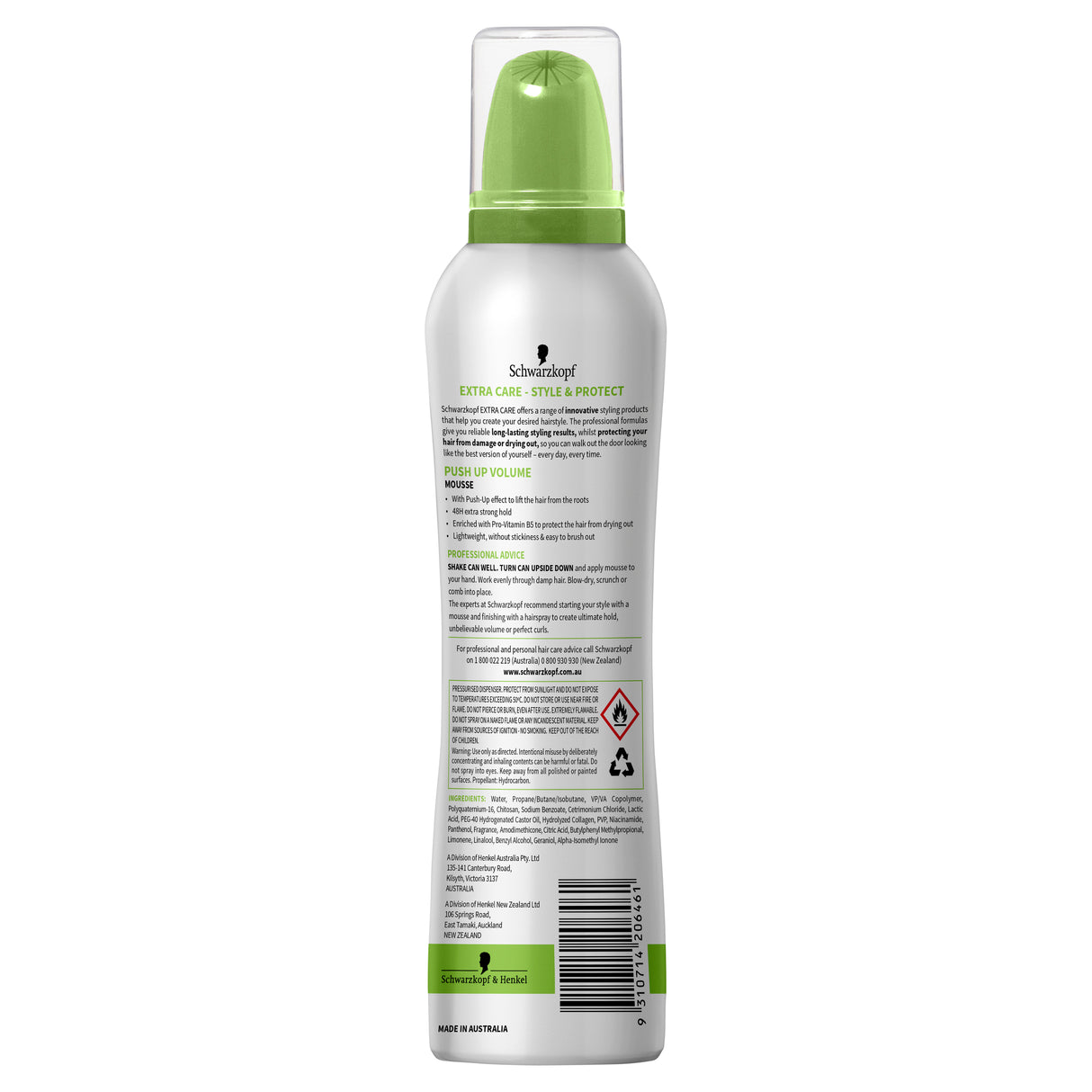 Schwarzkopf Extra Care Push Up Volume Mousse 150 g