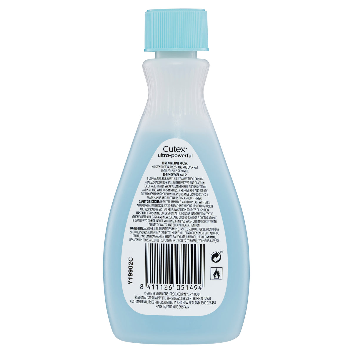 Cutex Nail Polish Remover Ultra-Powerful 100mL