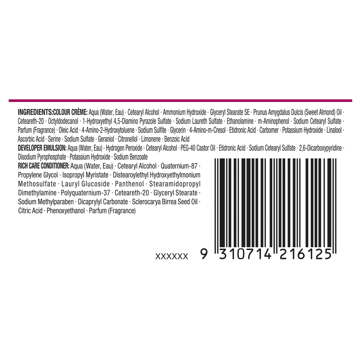 NAPRO Palette Intensive Creme Colour Permanent 6 - 888 Intensive Red