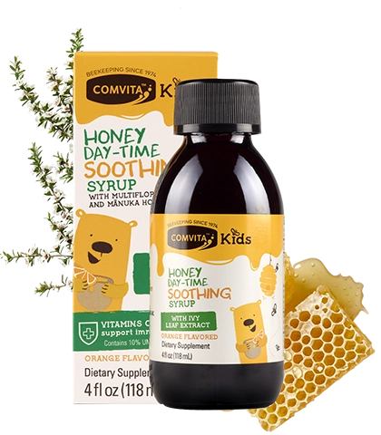Comvita Kids Honey Day-Time Soothing Syrup 4fl oz 118ml