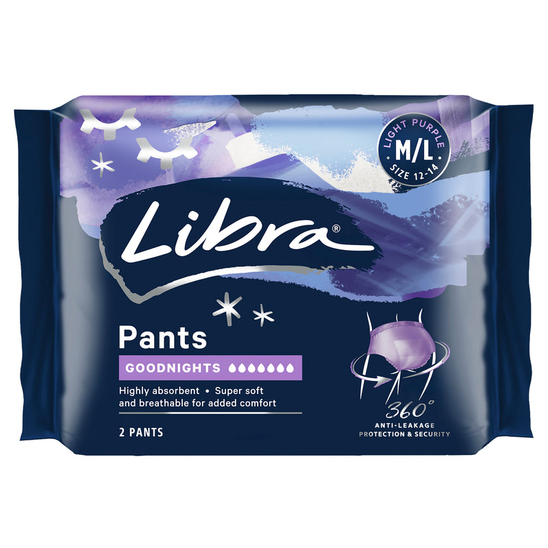 Libra Pants Goodnights Medium/Large 2 Pack