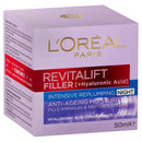 L'Oréal Paris Revitalift Filler Hyaluronic Acid Replumping Night Moisturiser 50ml