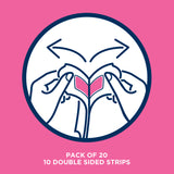 Veet Easy-Gel Legs Wax Strips Shea Butter and Acai Berries Scent