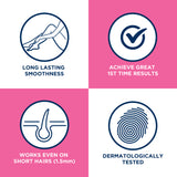 Veet Easy-Gel Legs Wax Strips Shea Butter and Acai Berries Scent