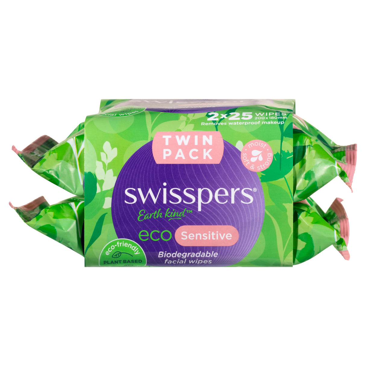 SWISSPERS Eco Sens Fac Wipes 25px2pk