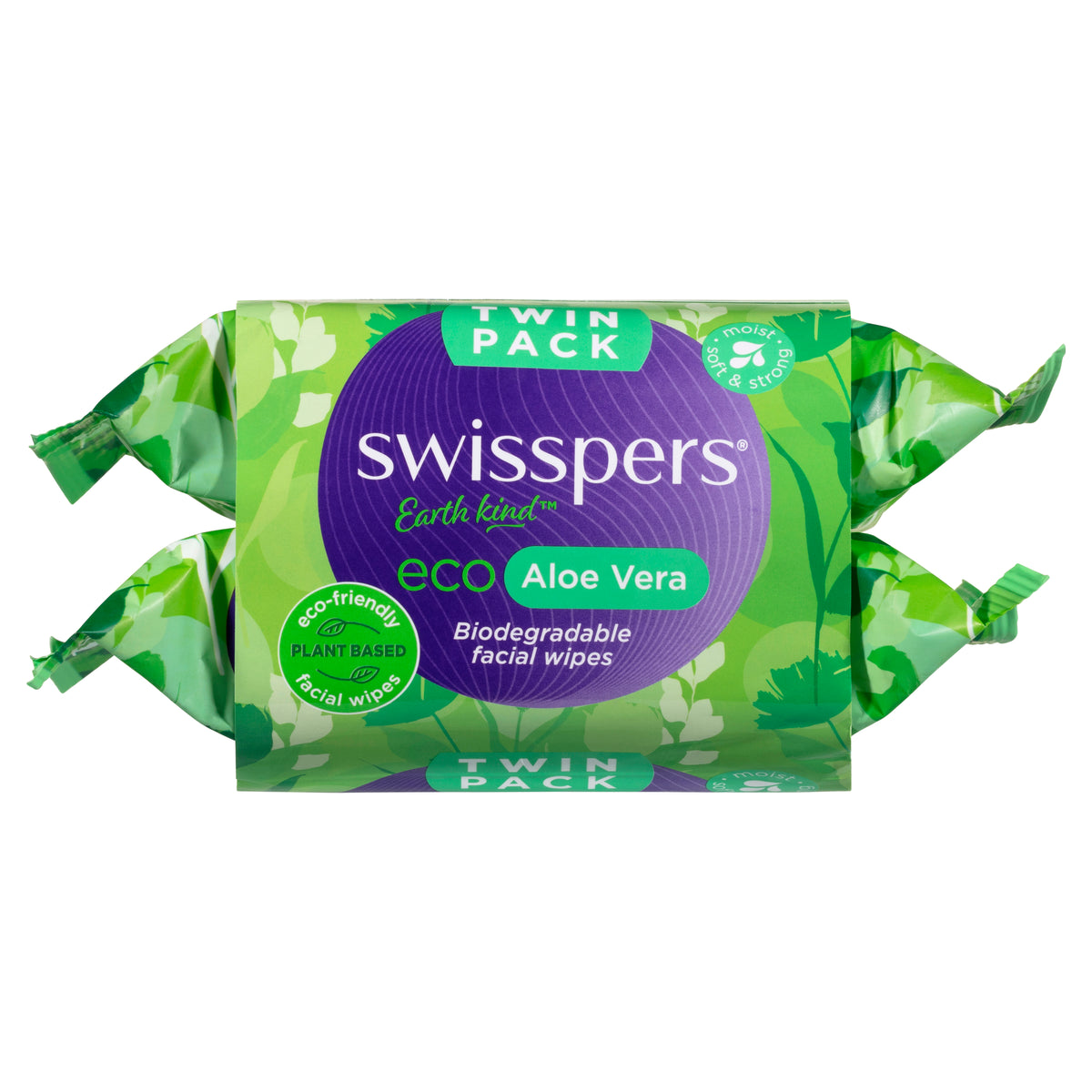 SWISSPERS Eco Aloe Fac Wipes 25x2pk