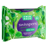 SWISSPERS Eco Aloe Fac Wipes 25x2pk
