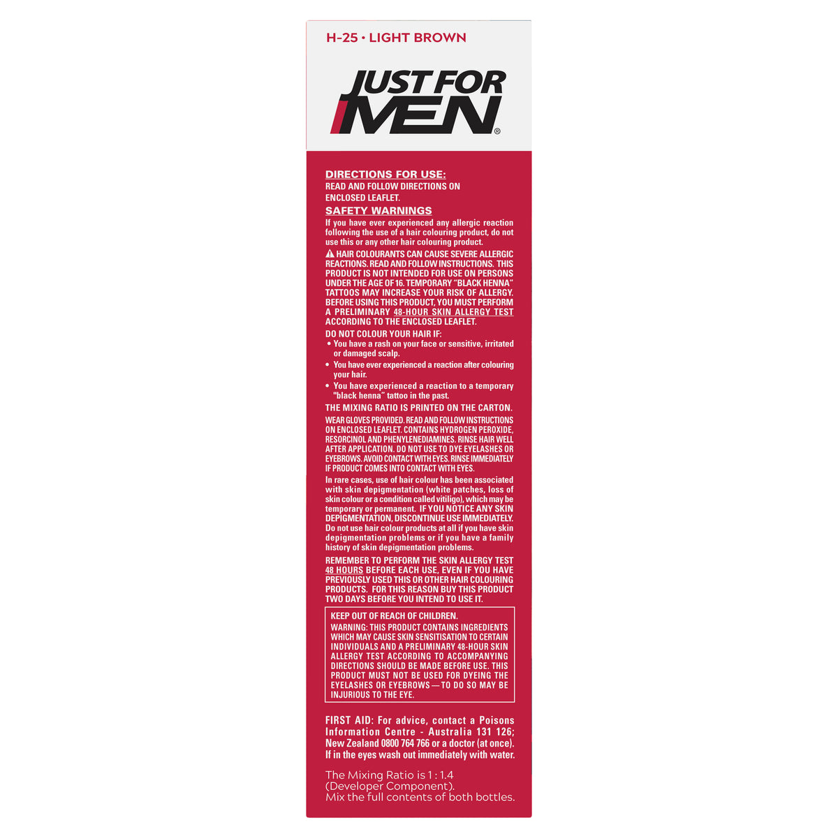 Just For Men Shampoo-In Haircolour Light Brown