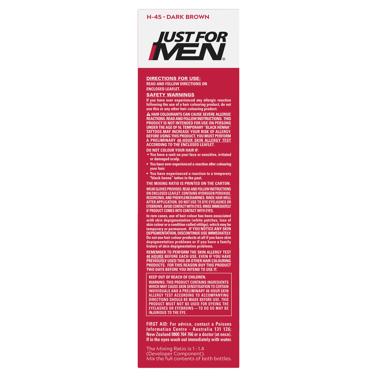 Just For Men Shampoo-In Haircolour Dark Brown