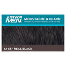 Just For Men Moustache & Beard Brush-In Colour Gel Real Black